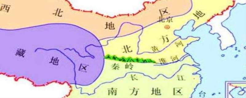 秦岭淮河一线是什么的交界线，秦岭淮河一线自然地理意义