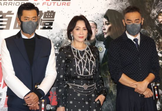古天乐与刘嘉玲同台宣传 回应新电影被偷票房争议