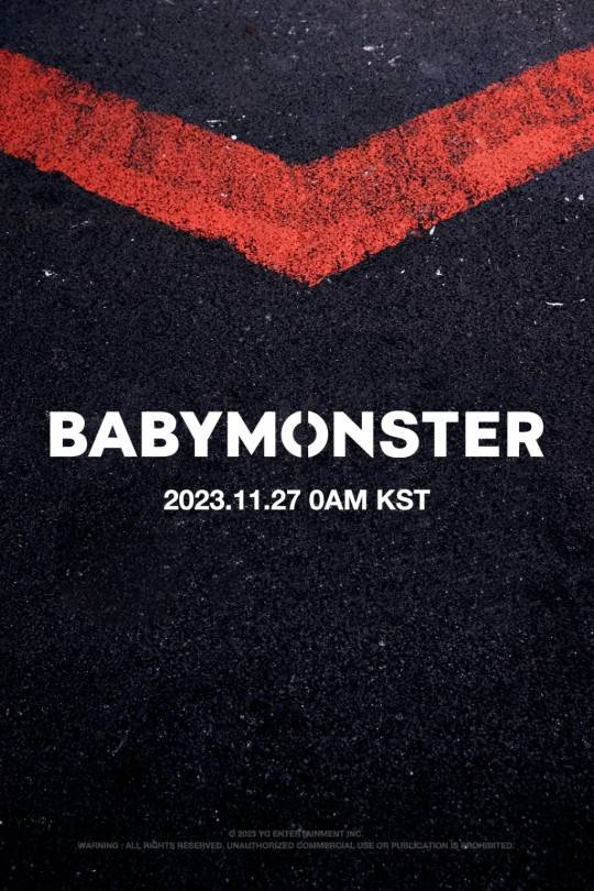 韩国YG娱乐公司新人女团BABYMONSTER确定11月27日出道 