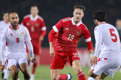 塔吉克斯坦0-0俄罗斯 双方破门乏术 门将佩斯亚科夫伤退