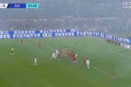 意甲-罗马1-0尤文 曼奇尼远射世界