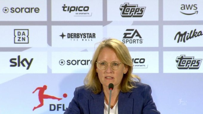 記者：德國足球聯盟CEO霍普芬可能離任，她遭到多家俱樂部批評