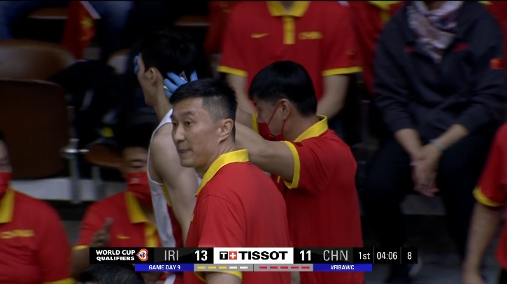 经纪公司：吴前眉骨开裂 对阵伊朗赛后去医院缝了六针