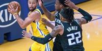 NBA常规赛勇士VS国王全场录像回放 小萨26 22率队取胜