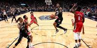 NBA常规赛鹈鹕113-102灰熊 莫兰特空砍36分麦科勒姆30分