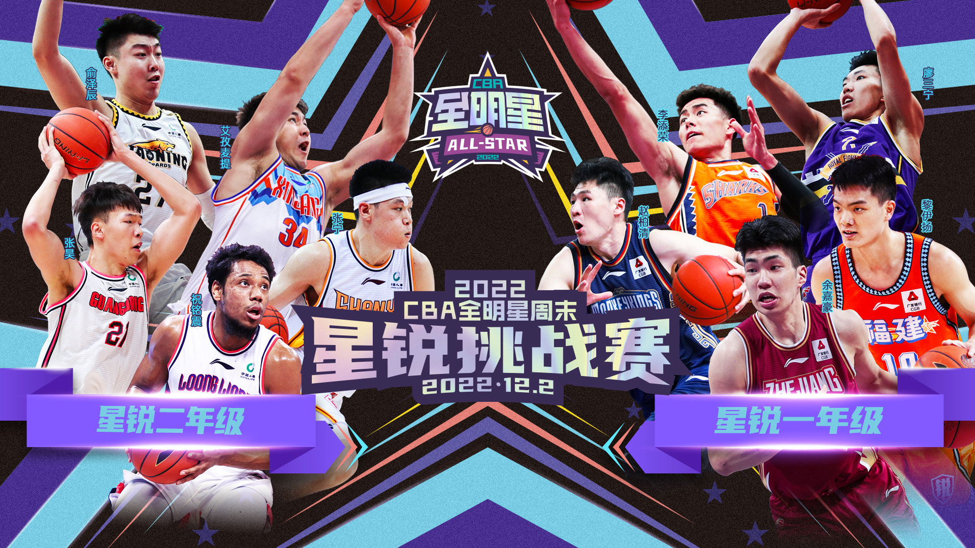 官方：2022年CBA全明星周末新锐赛名单已进行调整