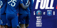 法甲-巴黎5-0血洗欧塞尔  MMN三人状态出色备战世界杯