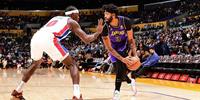 NBA最新赛况湖人128-121活塞 詹姆斯继续缺阵戴维斯38分16篮板