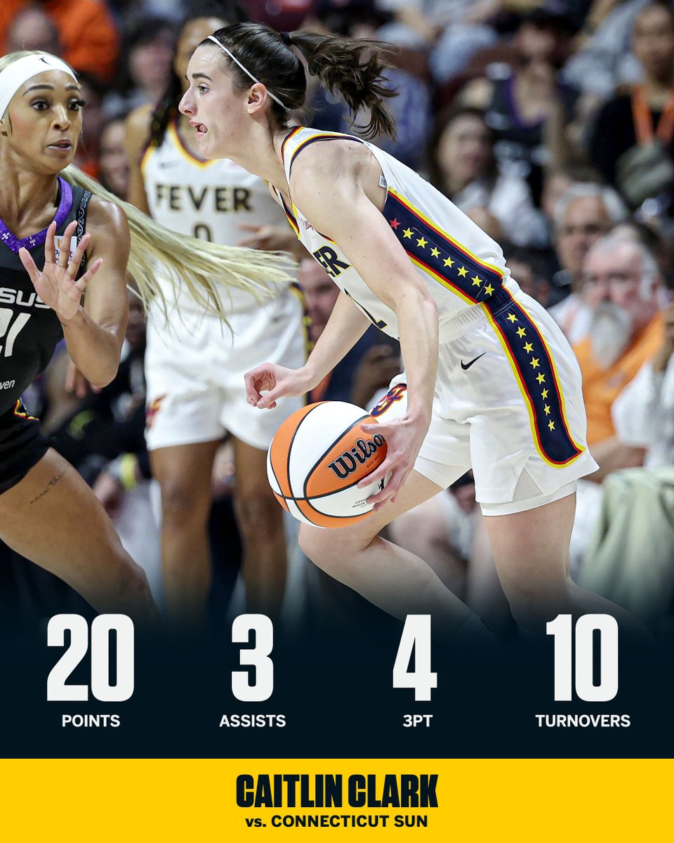凯特琳克拉克首秀20分10失误破WNBA首秀失误历史纪录