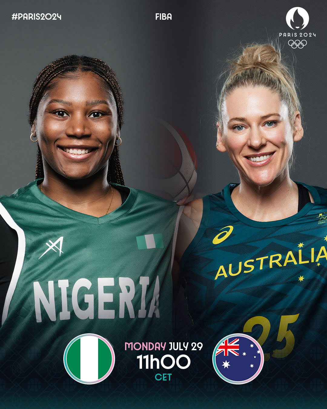 FIBA第三+7名WNBA球员！澳大利亚女篮爆冷不敌尼日利亚
