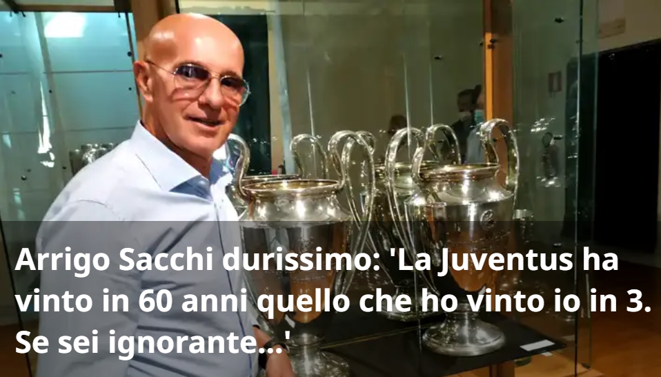 萨基：尤文60年拿2次欧冠冠军，我3年就做到无知者不会明白区别