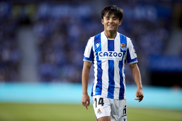 灵巧停球+凌空远射！久保健英成西甲历史第2位进球上双的日本球员