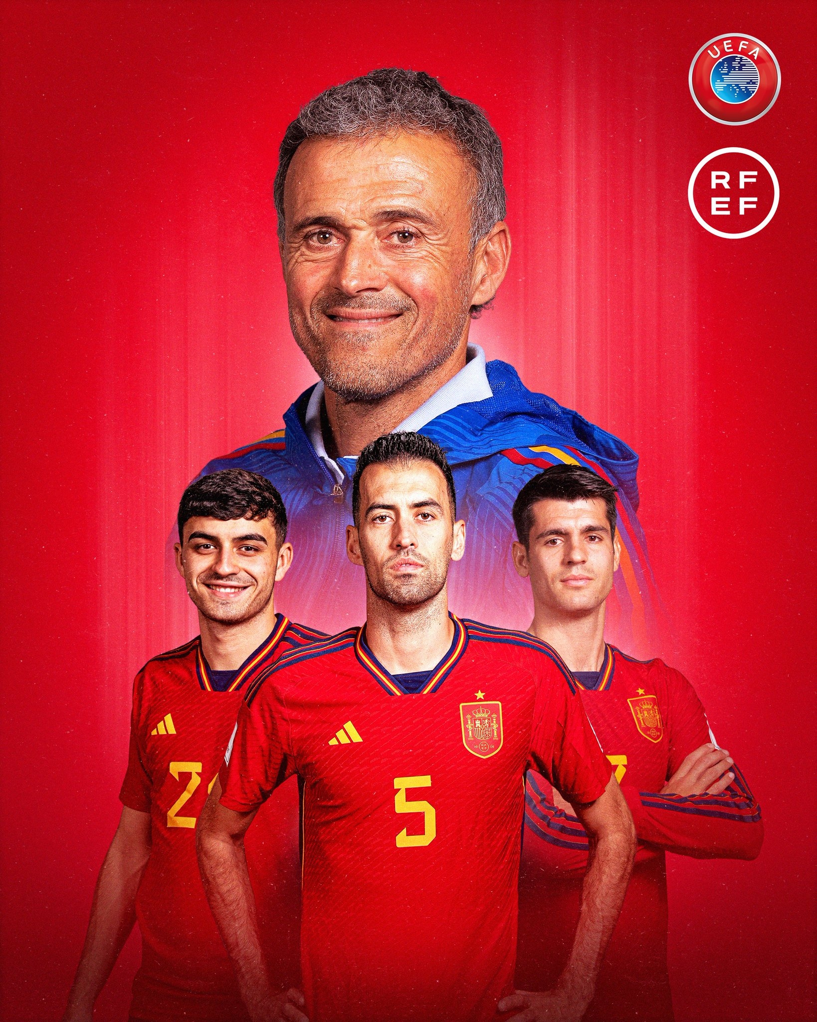 誰的足球更純粹？歐足聯曬海報祝福西班牙隊擊敗摩洛哥、挺進八強