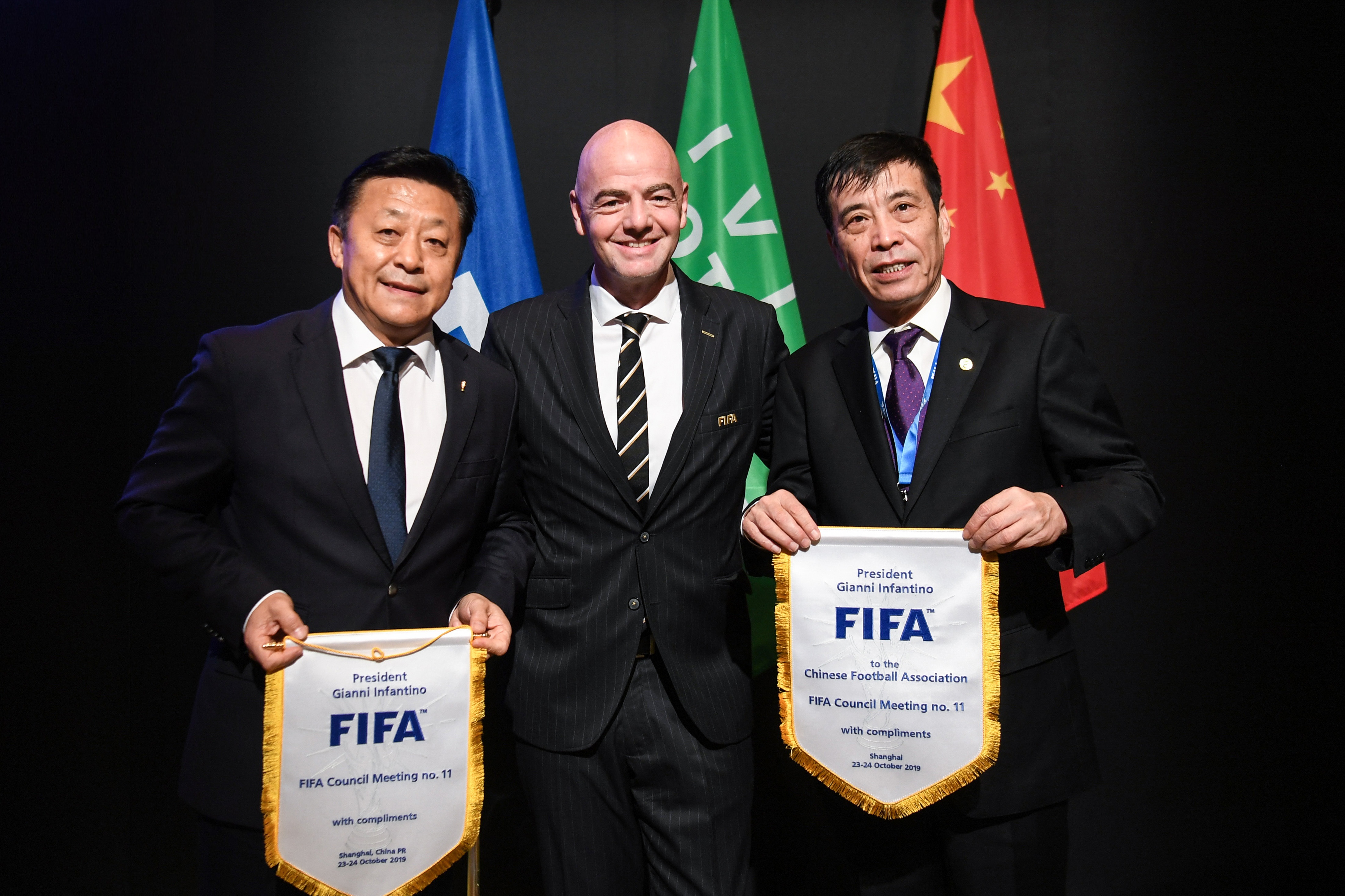 合影：杜兆才、因凡蒂诺、陈戌源...