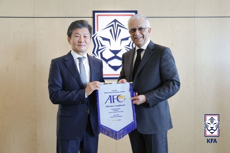 亚足联主席访问韩国足协，称韩国是亚
