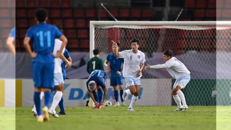 中国台北1-0“爆冷”胜泰国，控球率25%＆射门7-25
