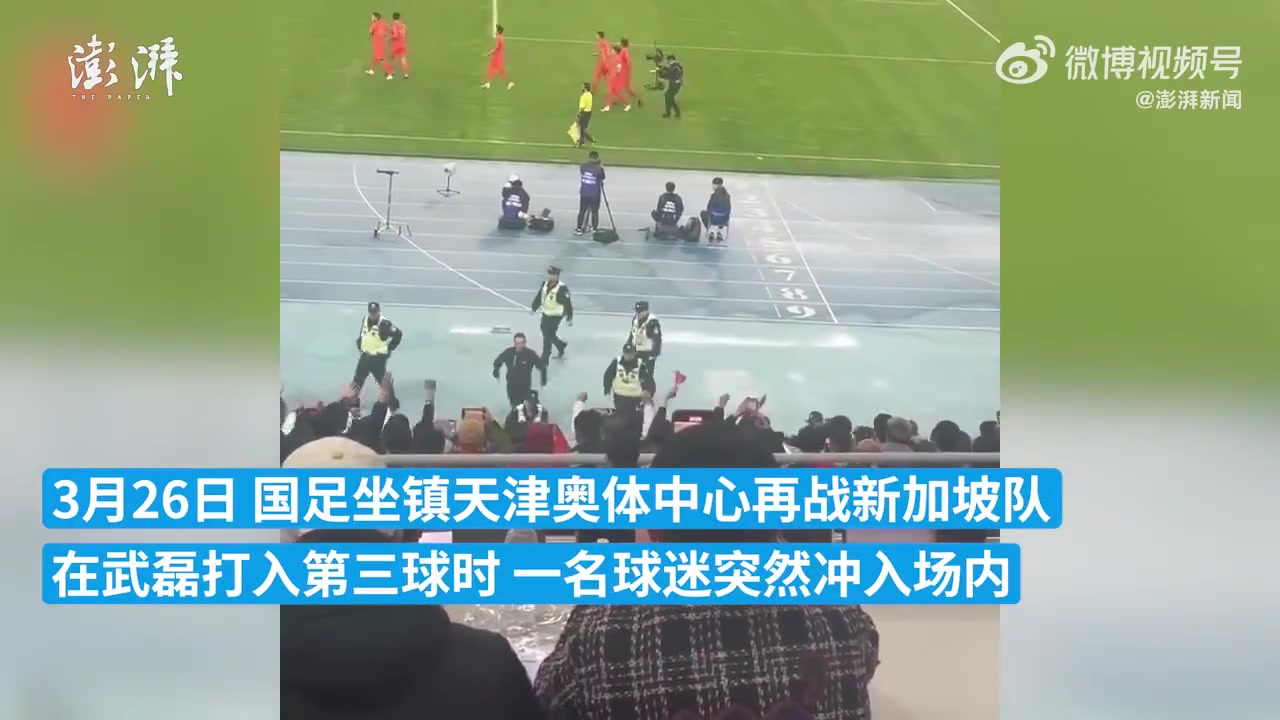 冲入球场！有球迷发现，昨晚冲入国足赛场的是网红董祥