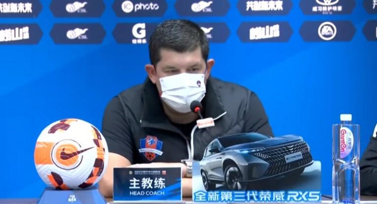 梅州主帅：拿1分我很满意比分也很合理，别忘了今天张玉宁没踢