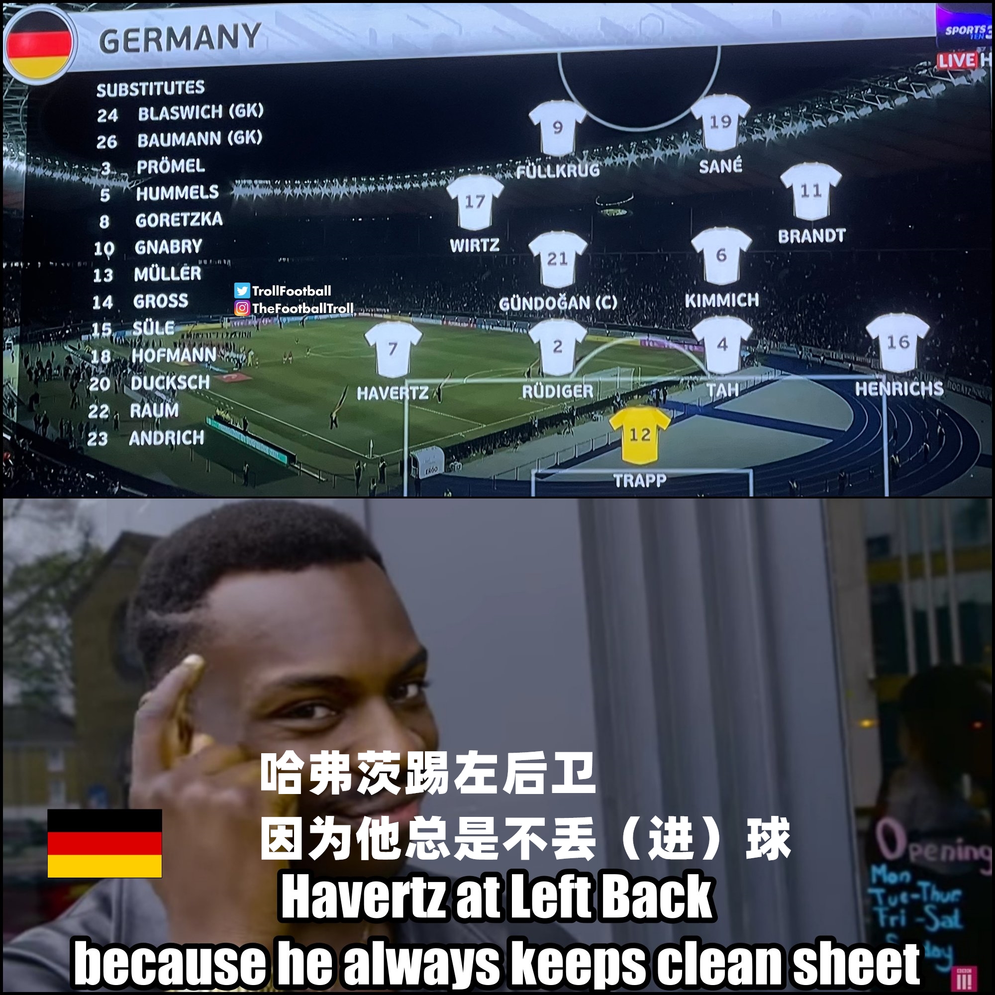 今日趣图：德国14日本&土耳其24日本，我只赢你一个很合理吧