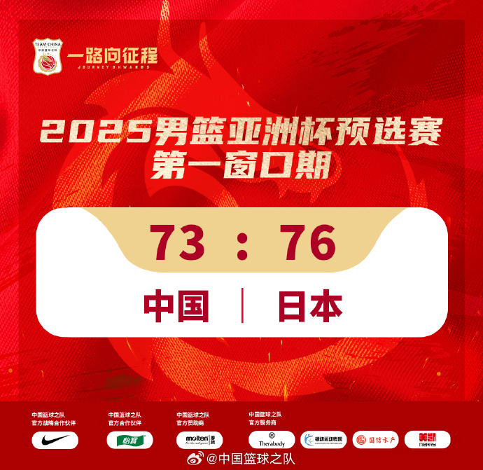 中国男篮VS日本数据报告：男篮中投&篮下占优3分&罚球不如对手